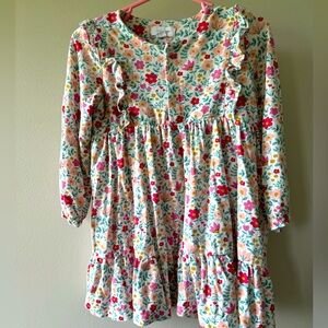 Euc angel dear garden ditsy long sleeve dress